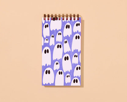 Ghost Letterpress Pocket-size Spiral Notebook