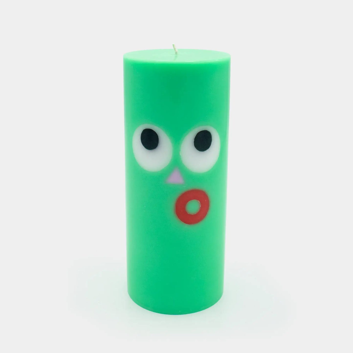 Moodz™ - Dippy Pillar Face Candle - Green