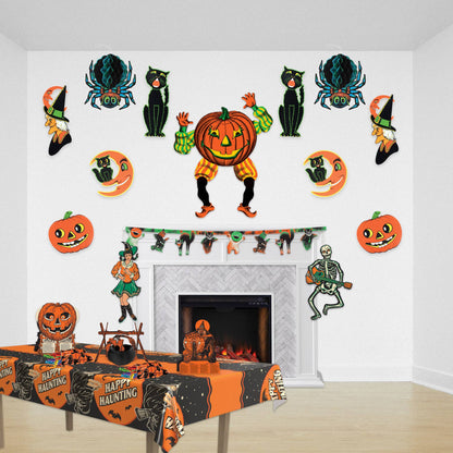 Halloween Cutouts Set C, 14-23", Pack of 4 designs