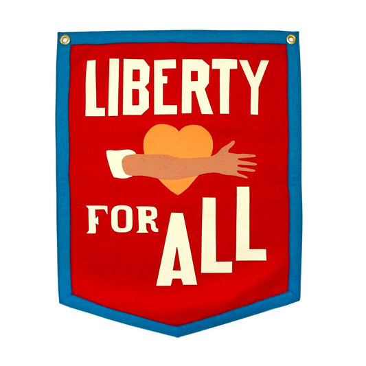 Liberty For All Camp Flag • Chrome Yellow x Office of Brothers x Oxford Pennant Original
