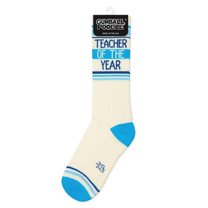 Teacher Of The Year Gym Crew Socks