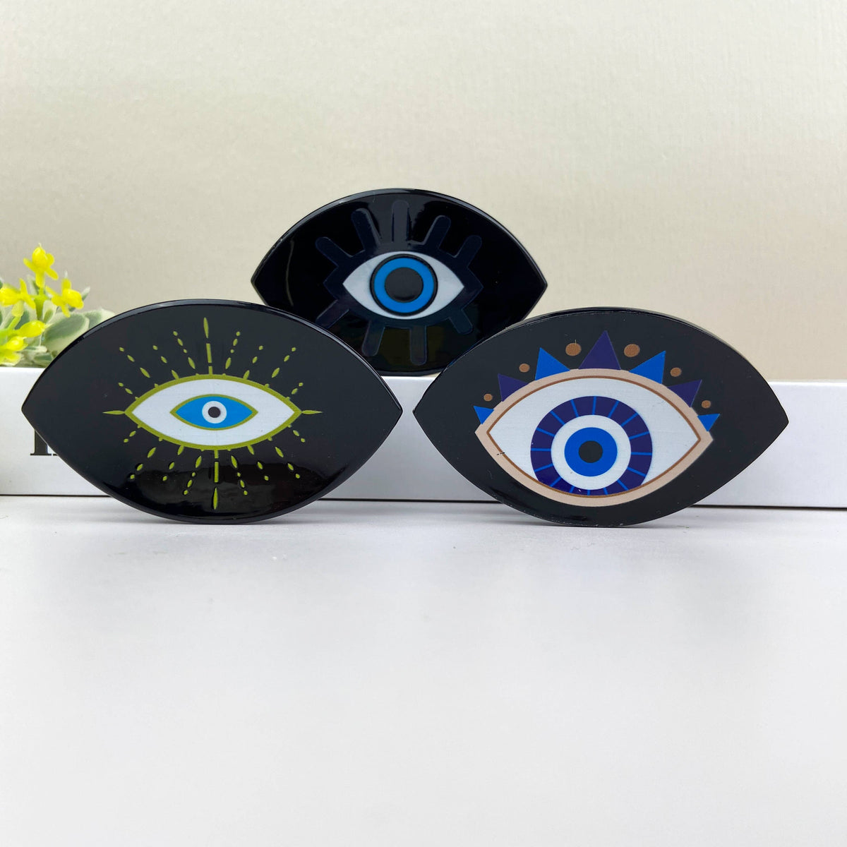 Evil Eye Hair Claw Clip