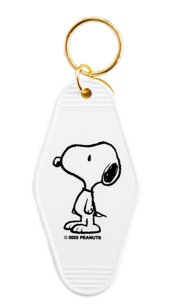 3P4 x Peanuts® - Classic Snoopy Key Tag (White)