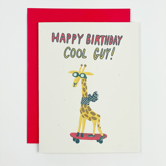Happy Birthday Cool Guy Card
