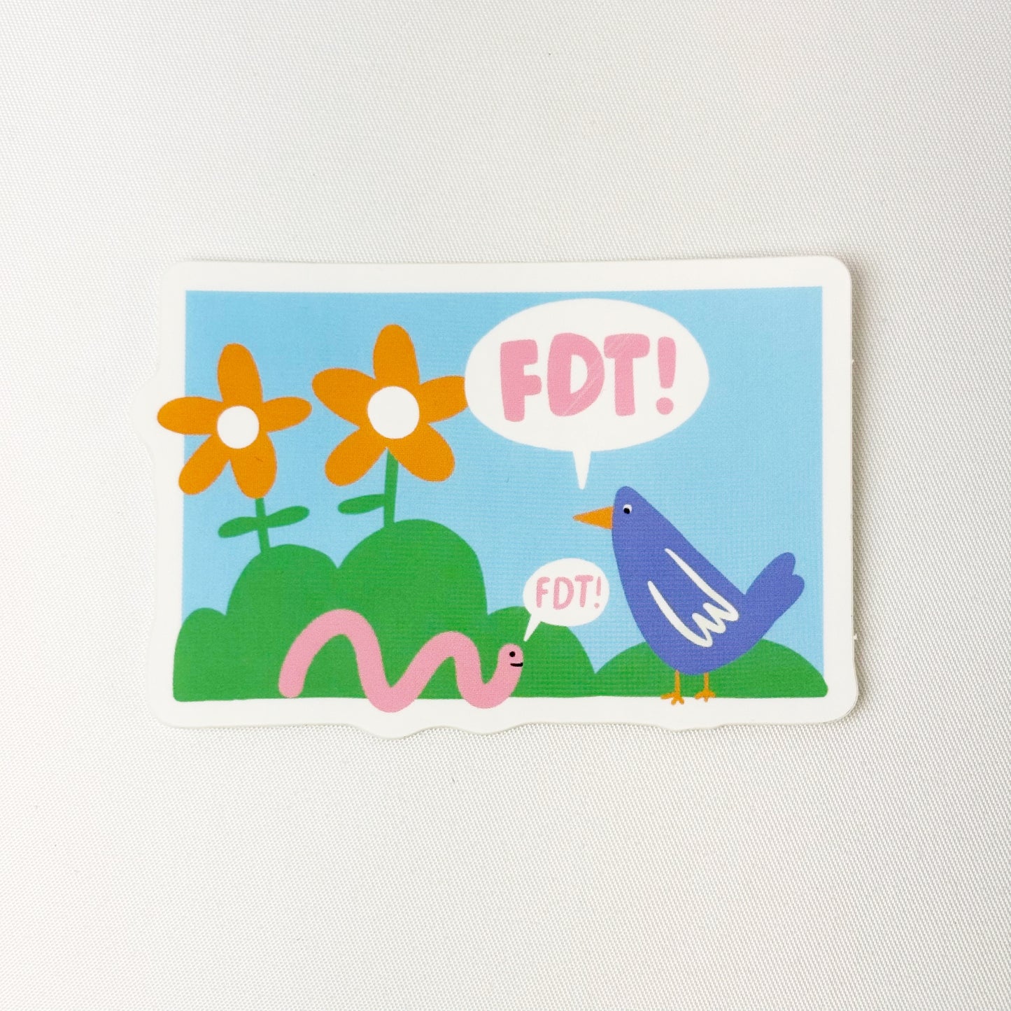 Nature Said What It Said (FDT) Sticker