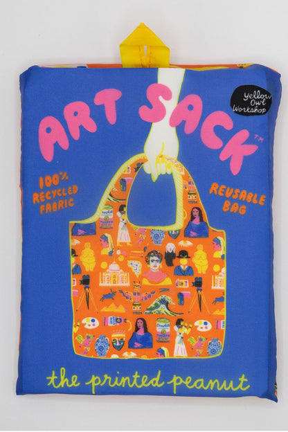 Art History Art Sack by The Printed Peanut - Reusable Tote