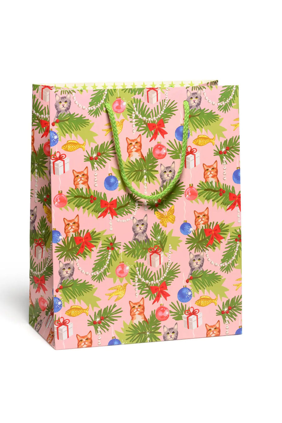 Christmas Cats large gift bag