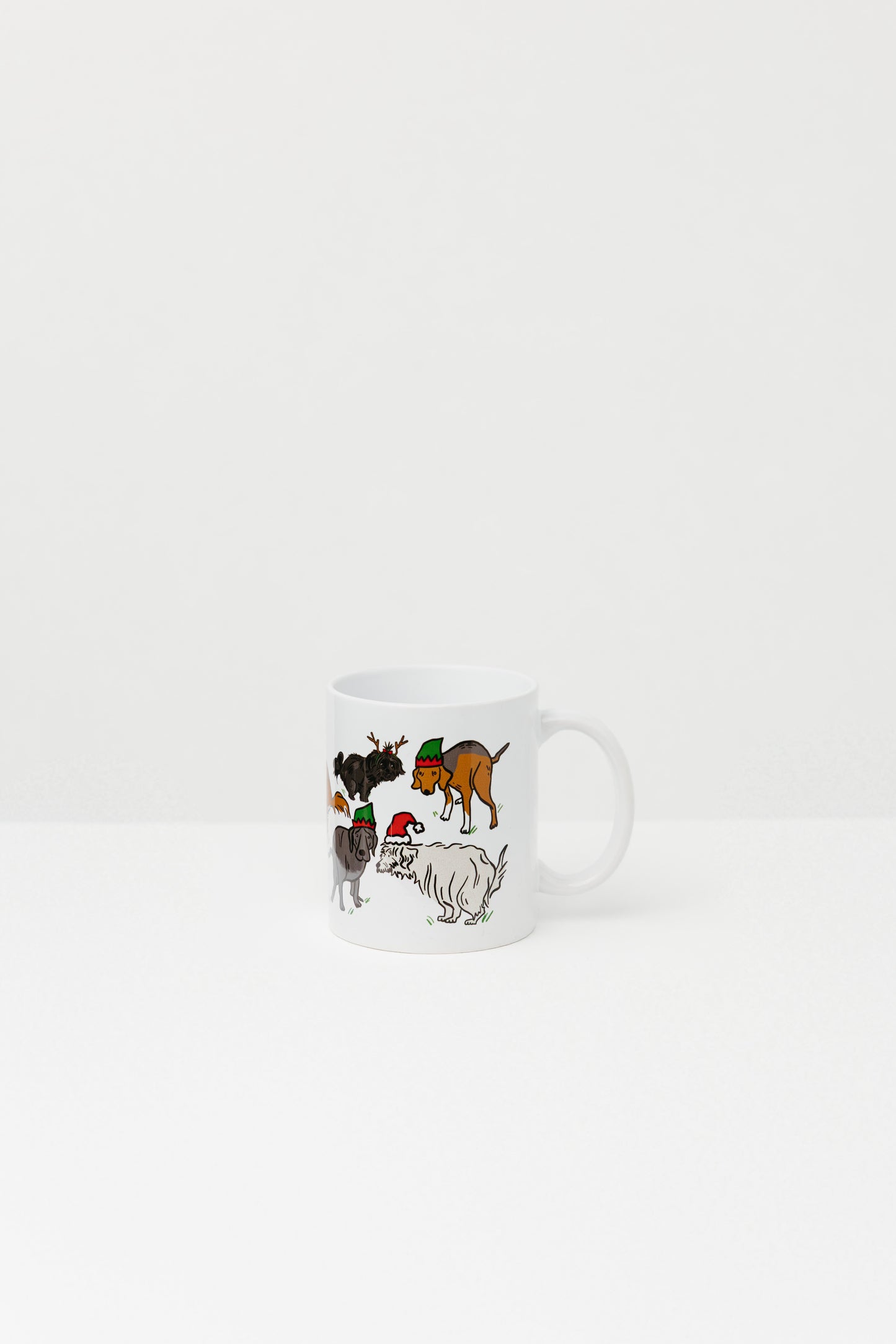 Yule Log Dogs Mug