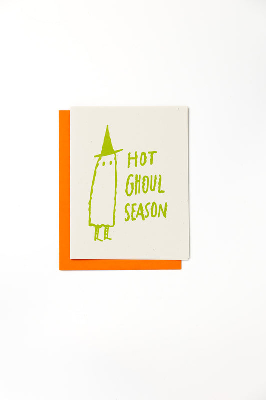 Hot Ghoul Season Halloween Card