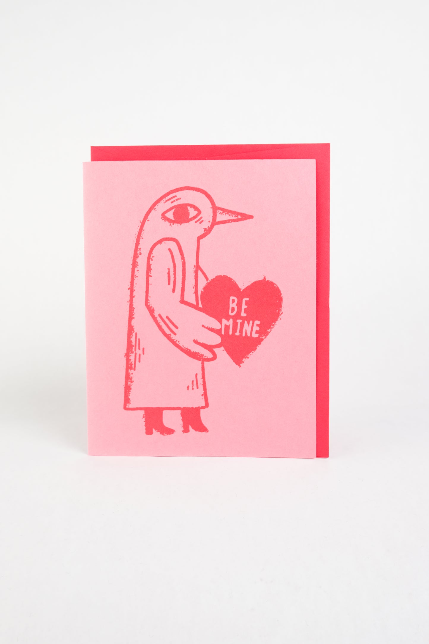 Be Mine Bird Card