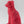 Load image into Gallery viewer, Berry color geometric candle in the shape of a dog. White background.

