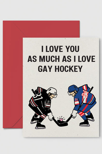 Gay Hockey Card