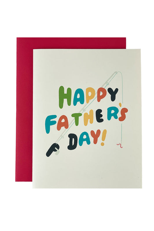 Happy Fathers Day Fishing Card