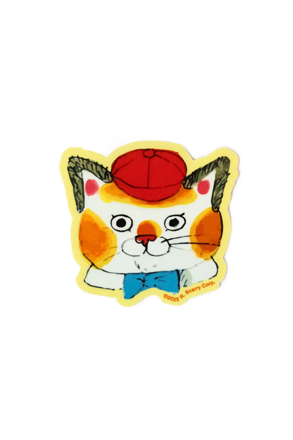 3P4 x Richard Scarry® - Huck Cat Sticker