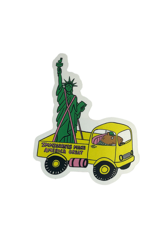 Immigrants Make America Great Sticker