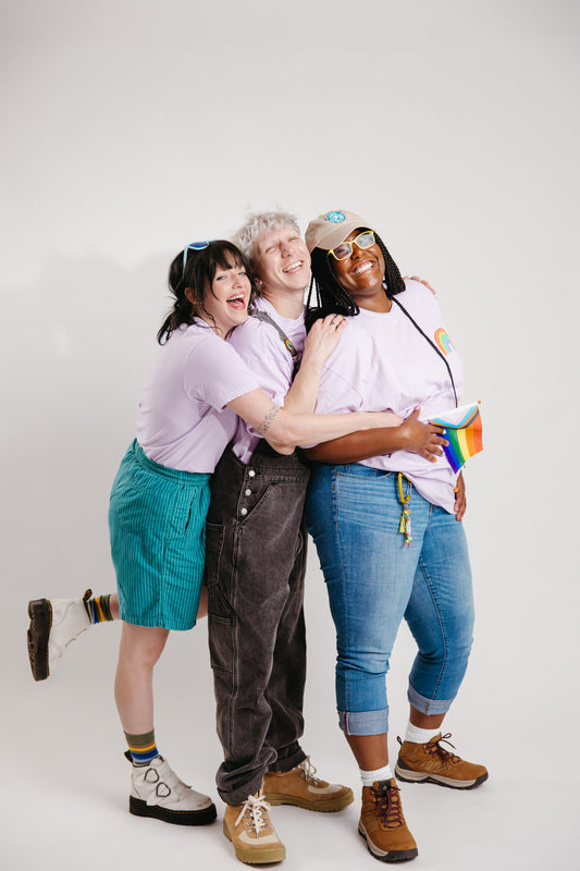 Rainbow Pride Tee - Orchid