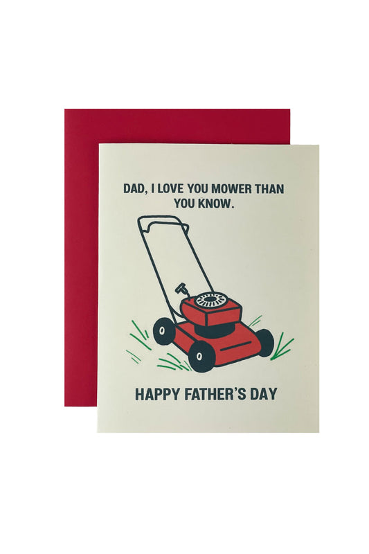 Fathers Day Mower Card