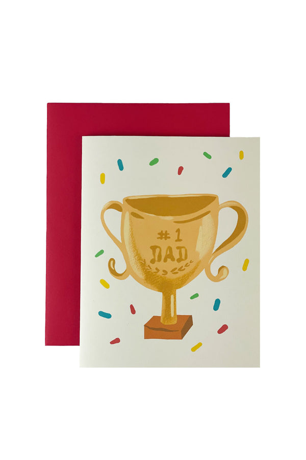 Number One Dad Card