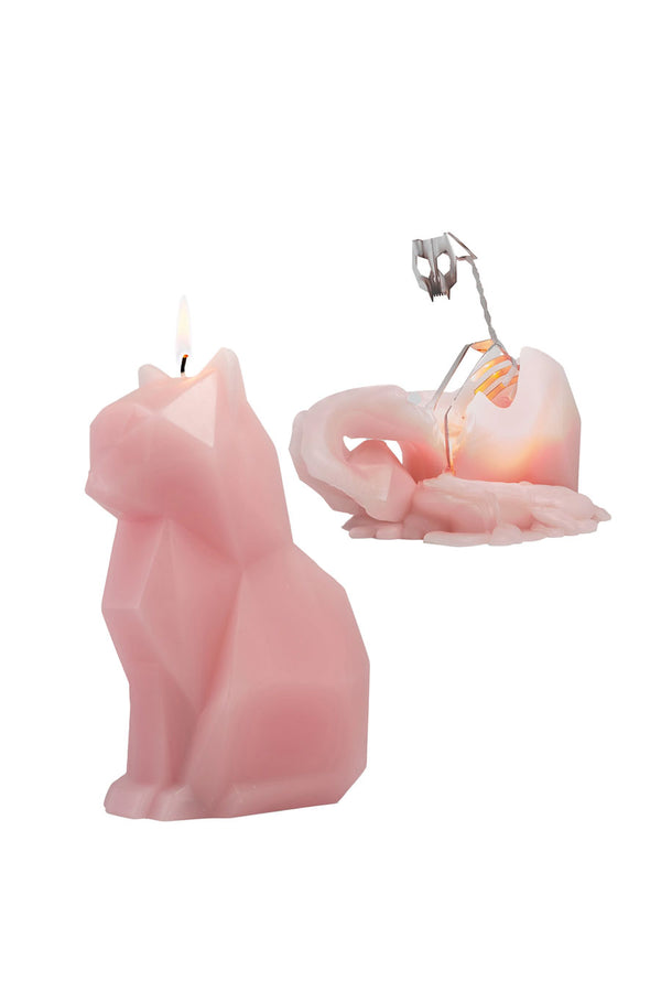 PyroPet Kisa Pink - Cat Candle