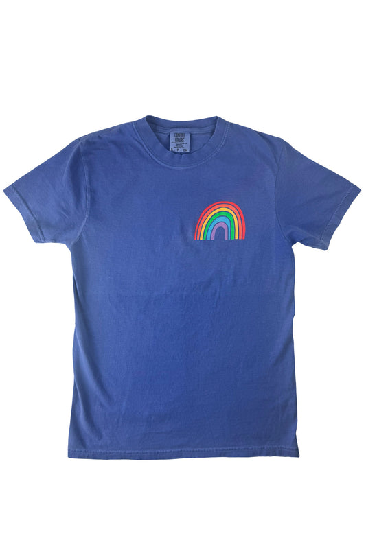 Rainbow Pride Tee - Periwinkle