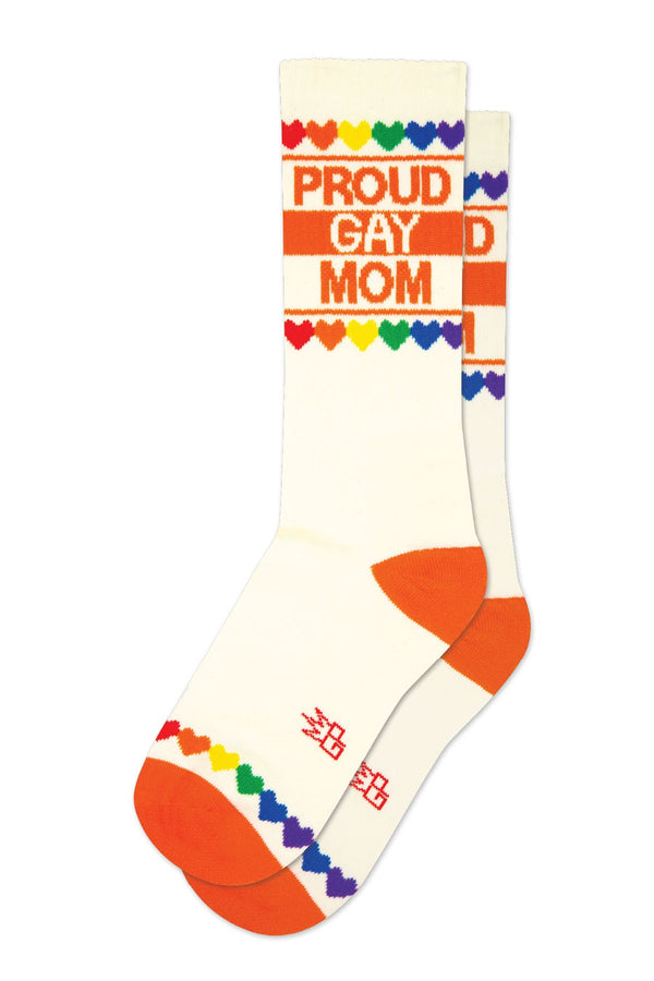 Proud Gay Mom Gym Crew Socks