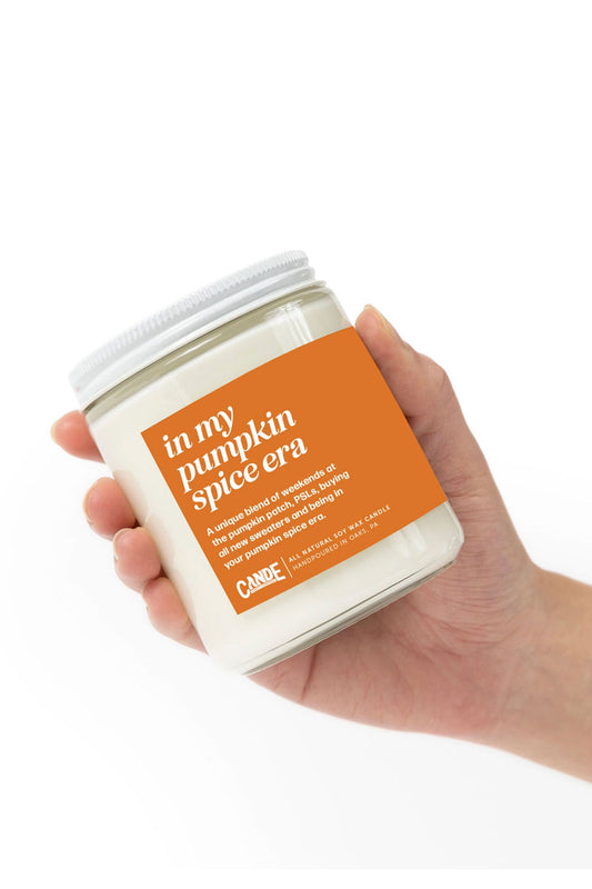 In My Pumpkin Spice Era Scented Candle - Fall Candles: Standard