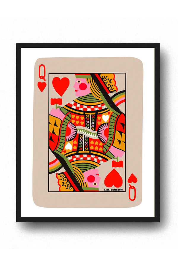 Queen of Hearts - Art Print: 8.5" x 11"