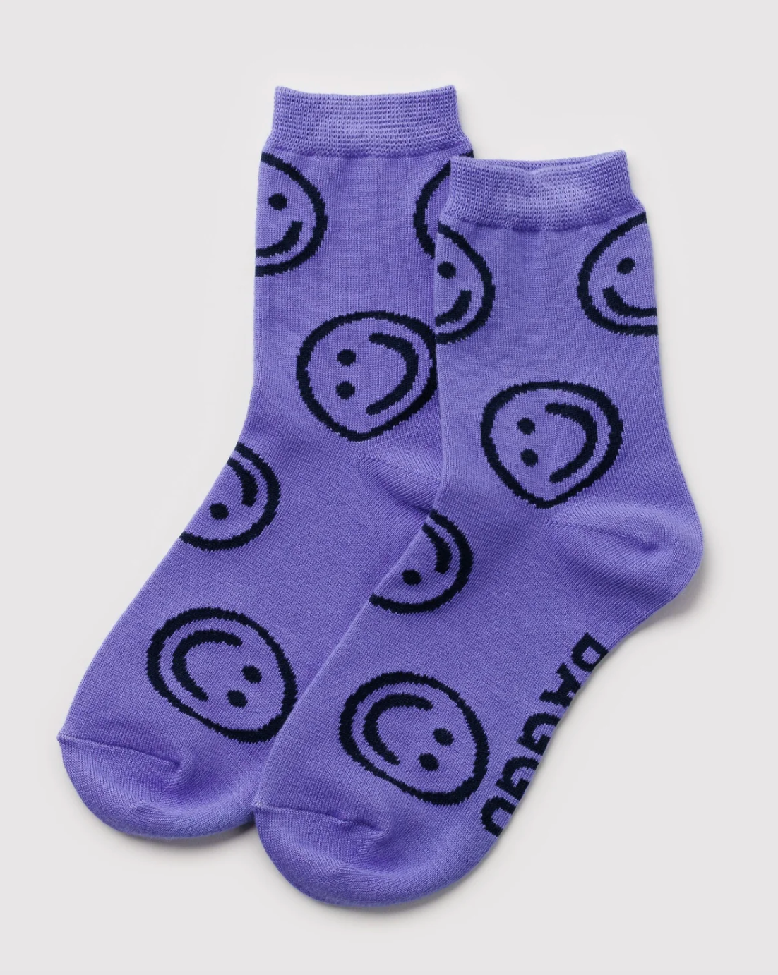 Crew Socks - Lavender Happy