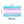 Load image into Gallery viewer, Sticker of the Transgender Pride Flag with measurements depicted. The sticker measures 2x3.3 inches. White background

