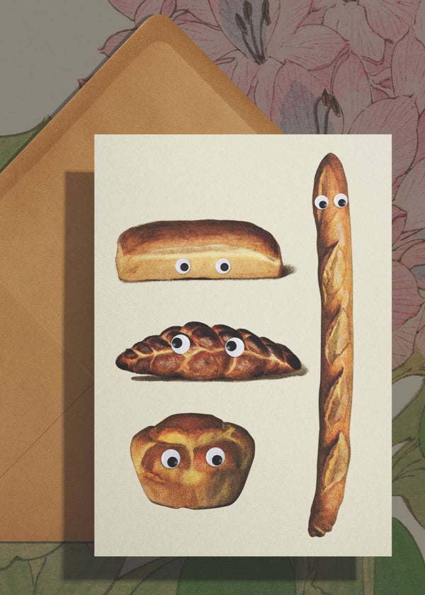 Googly Bread Card