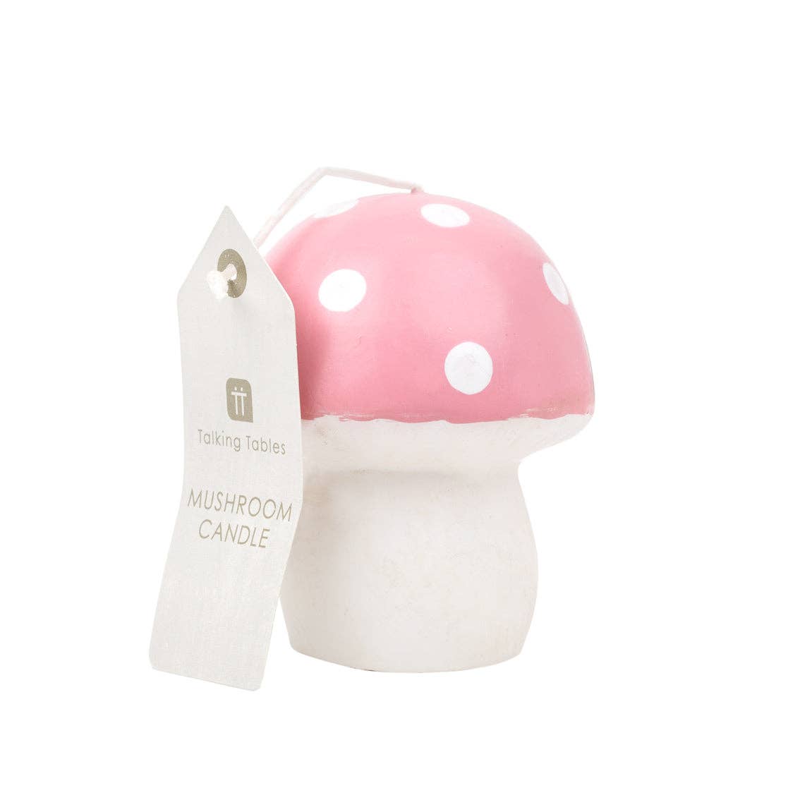 Pink Mushroom Candle