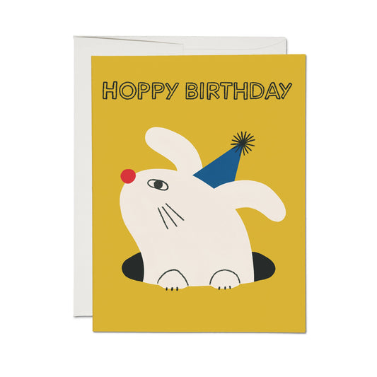 Hoppy Birthday greeting card