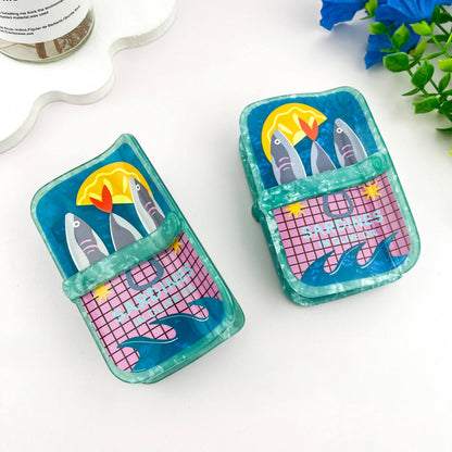 Sardines Hair Claw Clip