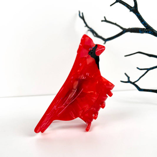 Cardinal Hair Claw Clip