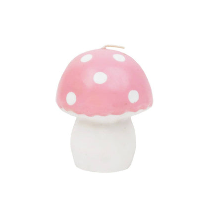 Pink Mushroom Candle