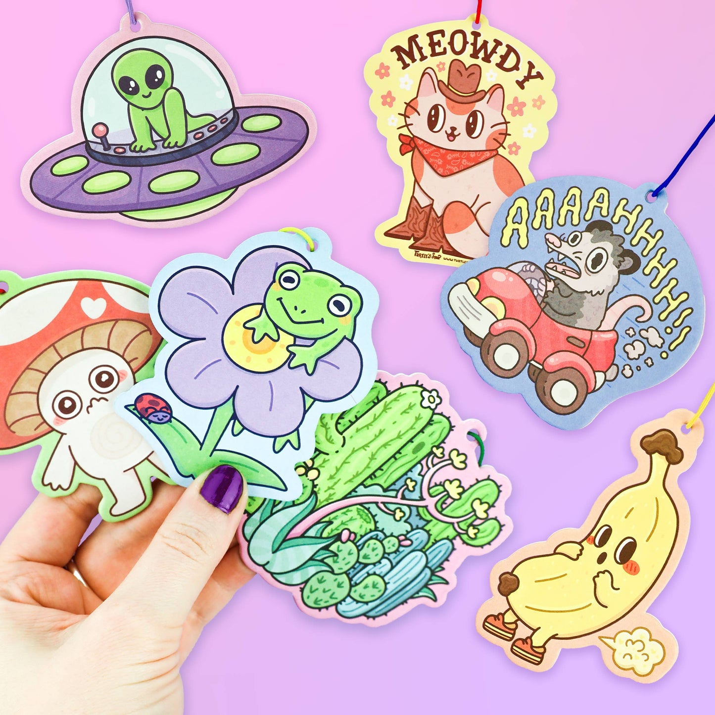 Frog Booty Car Vehicle Scented Air Freshener