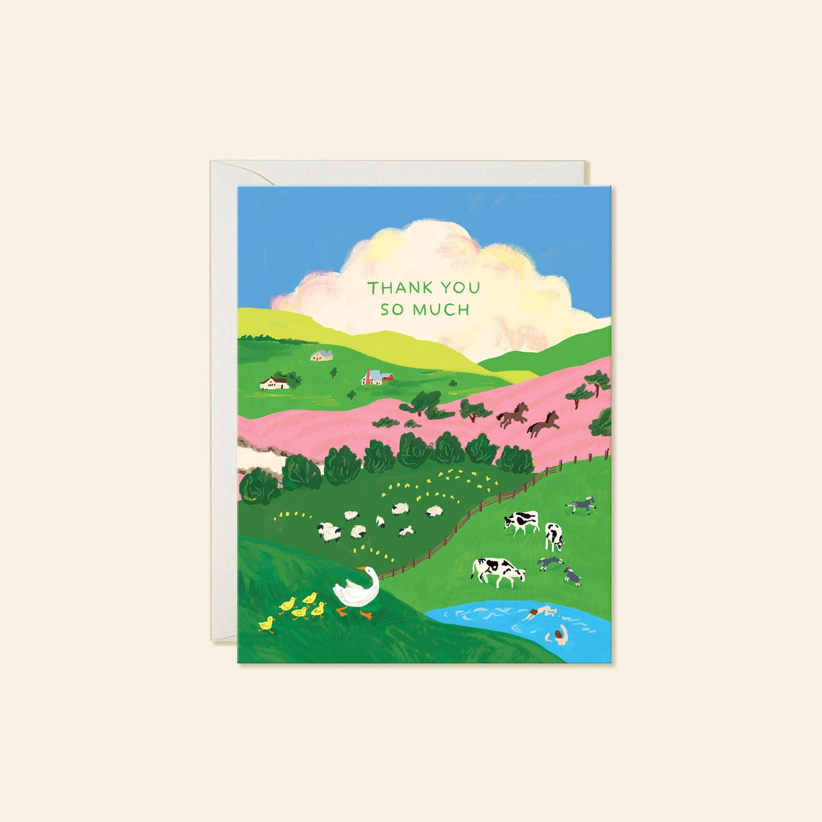 Farmland Thank You Card