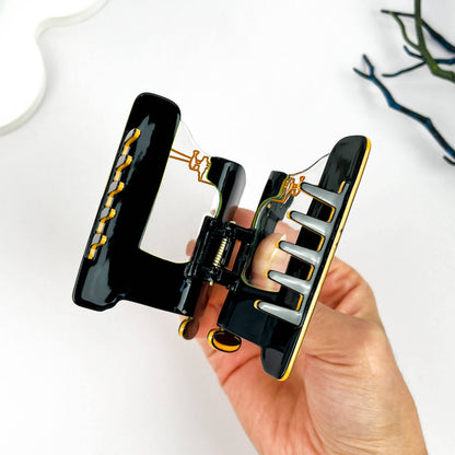 Vintage Sewing Machine Hair Claw Clip