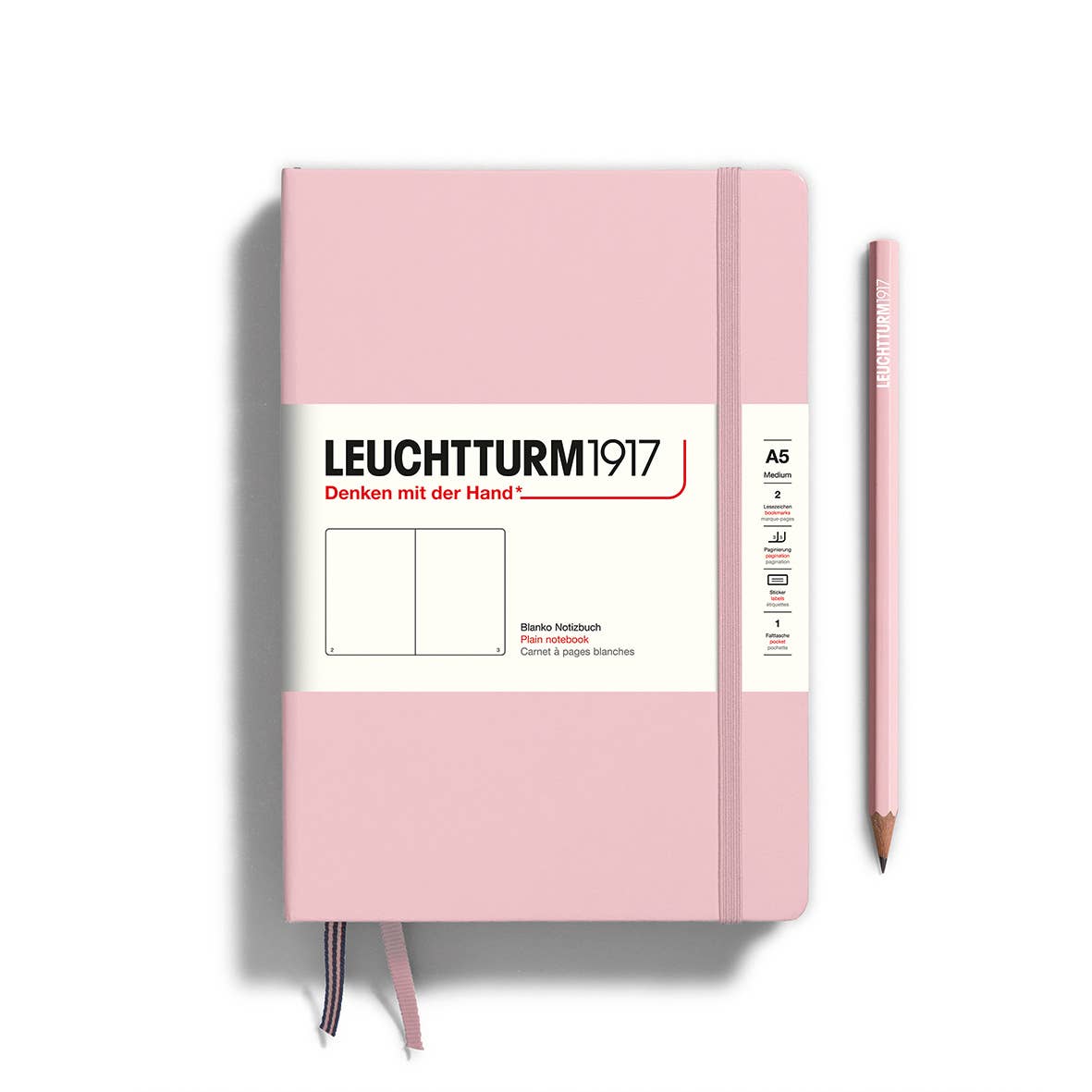 Notebooks - Medium (A5): Powder / Hardcover / Ruled