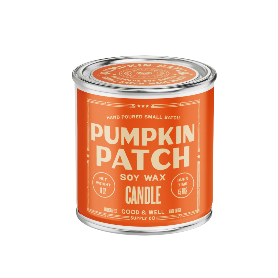 Pumpkin Patch Soy Candle - 1/2 Pint / Cotton Wick