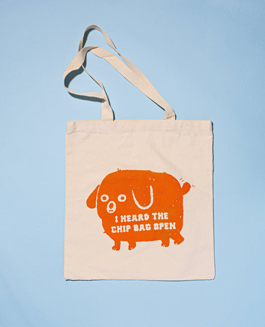 Chip Bag Tote: Cheese Dust / Natural
