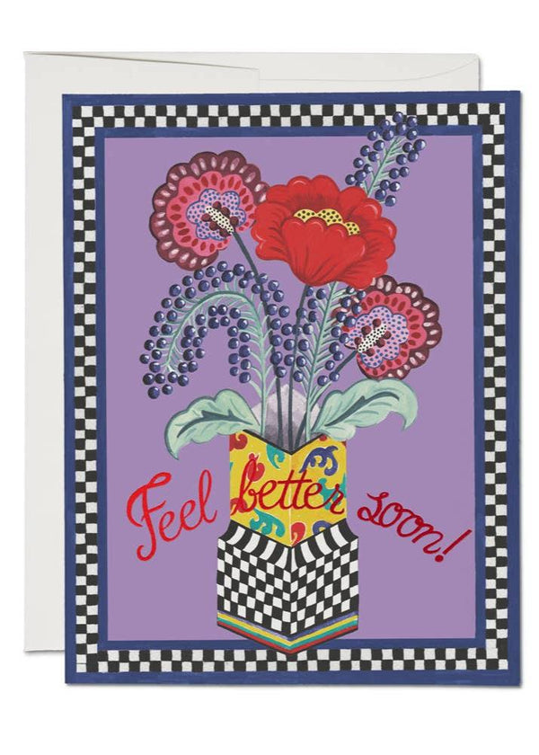 Feel Better Bouquet card