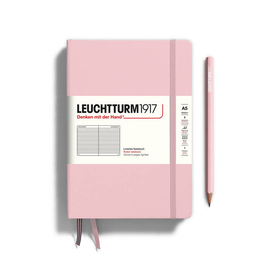 Notebooks - Medium (A5): Powder / Hardcover / Ruled