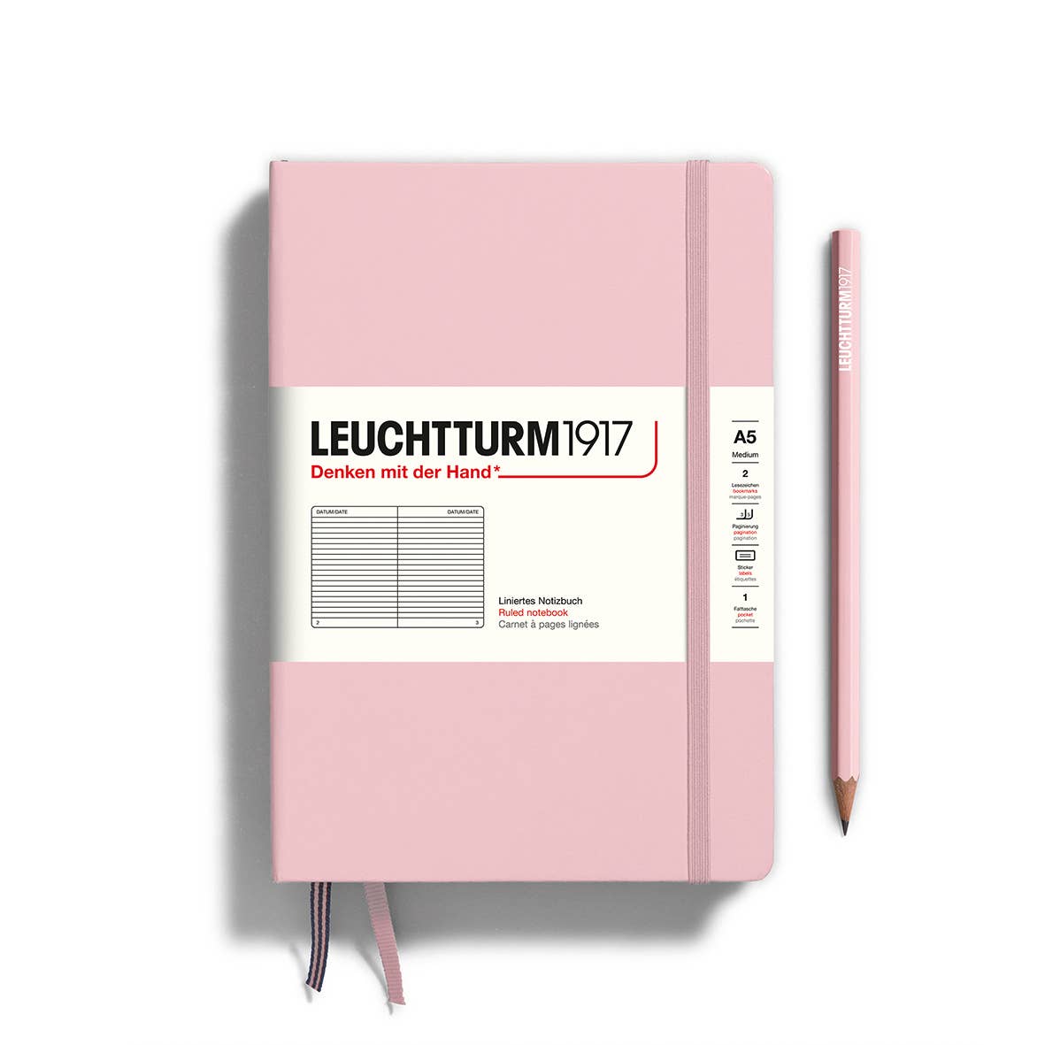 Notebooks - Medium (A5): Ink / Hardcover / Dotted