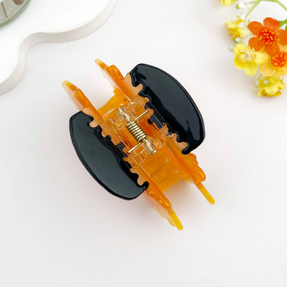 Fuzzy Yellow Monster Hair Claw Clip