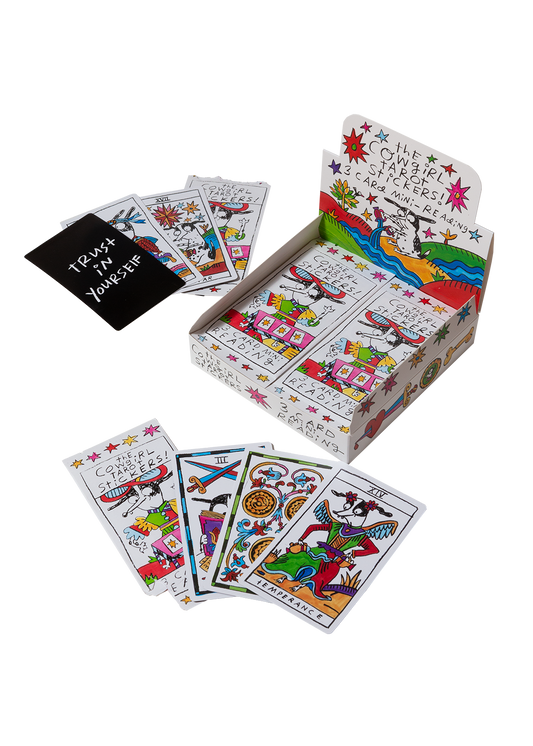 Cowgirl tarot sticker pack
