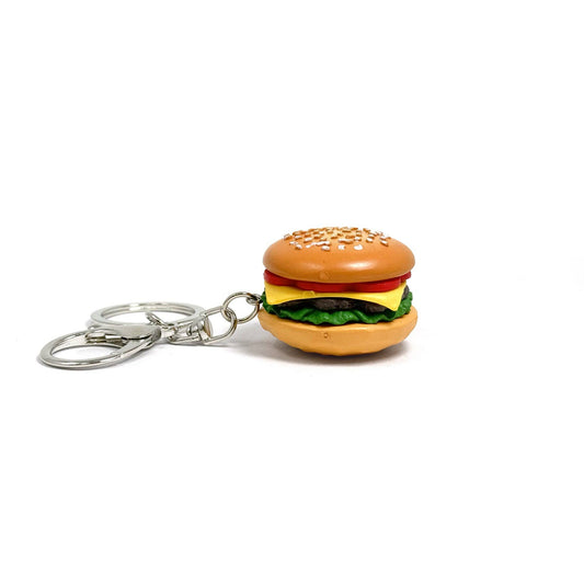Cheeseburger Keychain Bag Charm – Foodie Gift