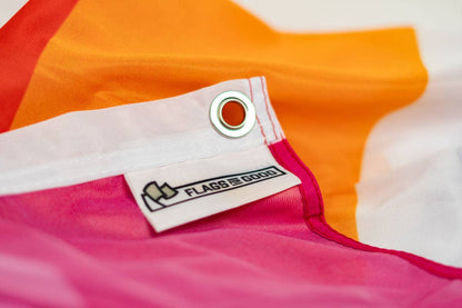 Lesbian Pride Flag: (L) 3ft x 5ft Single Sided