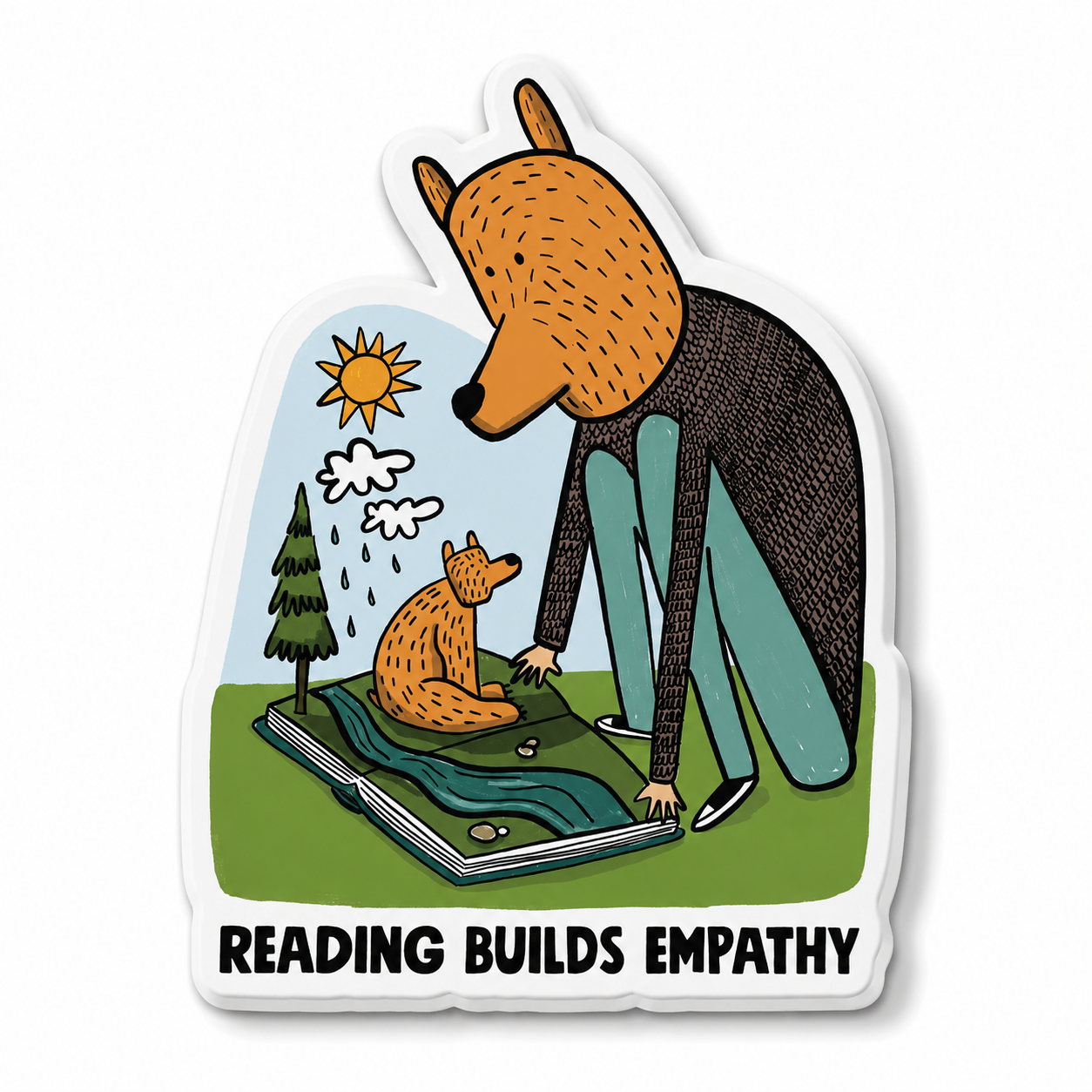 Reading Builds Empathy Sticker