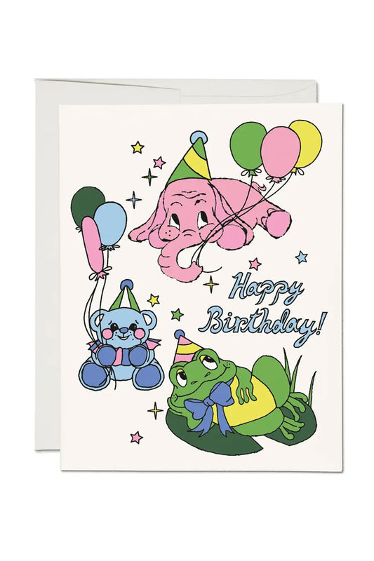 Birthday Animals birthday greeting card